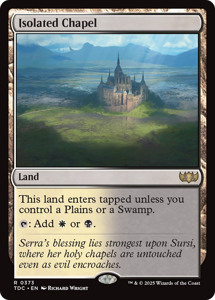 Isolated Chapel [Tarkir: Dragonstorm Commander] | Webway Games