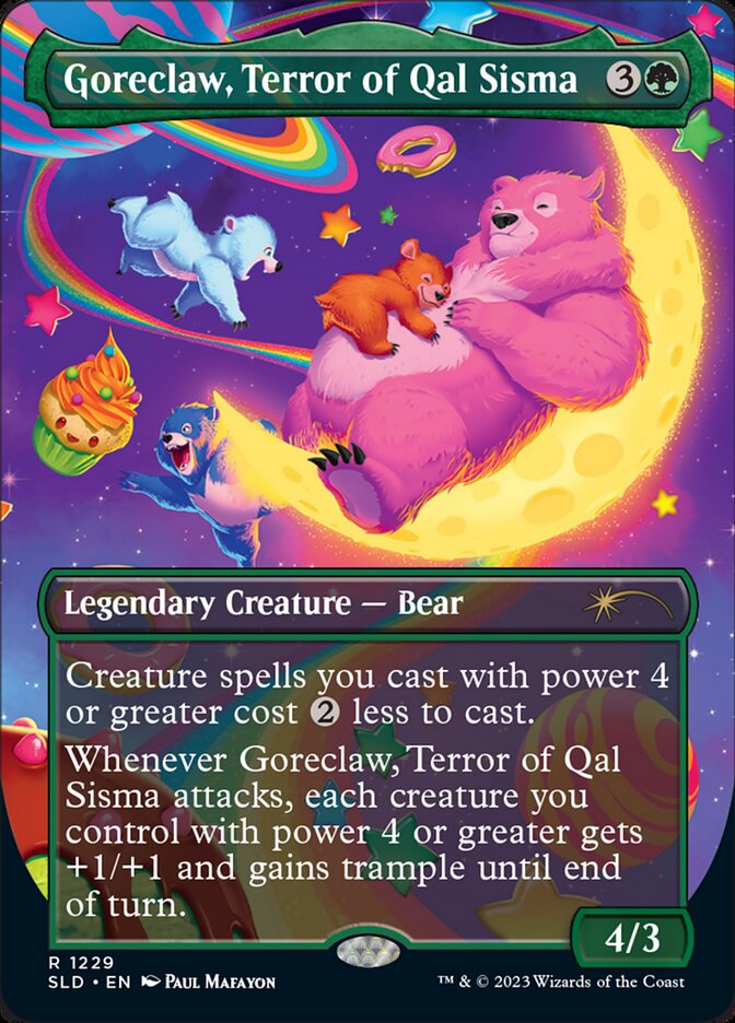 Goreclaw, Terror of Qal Sisma (Borderless) [Secret Lair Drop Series] | Webway Games