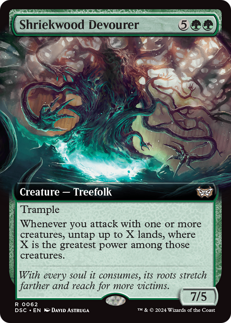 Shriekwood Devourer (Extended Art) [Duskmourn: House of Horror Commander] | Webway Games