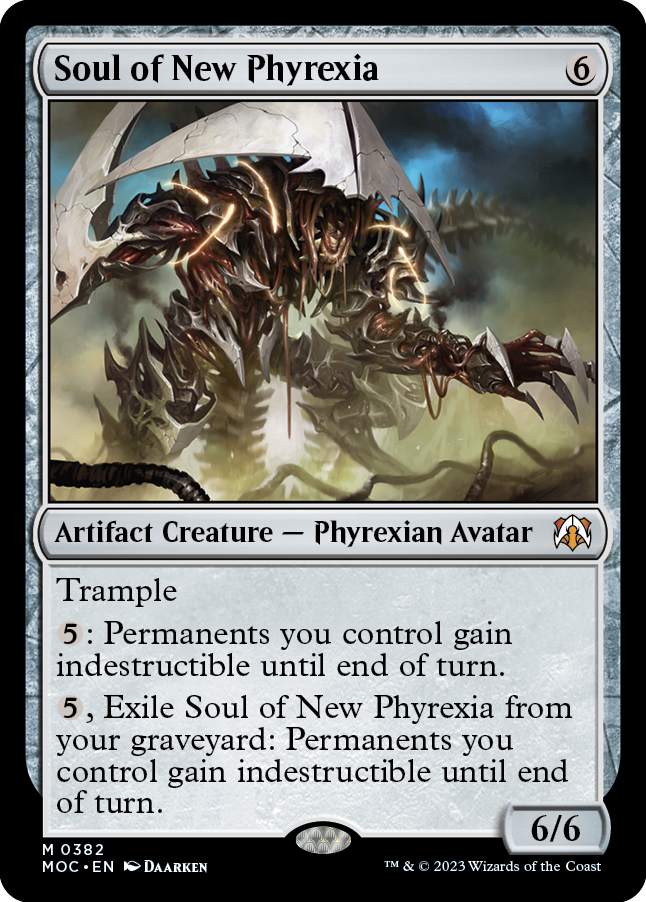 Soul of New Phyrexia [March of the Machine Commander] | Webway Games