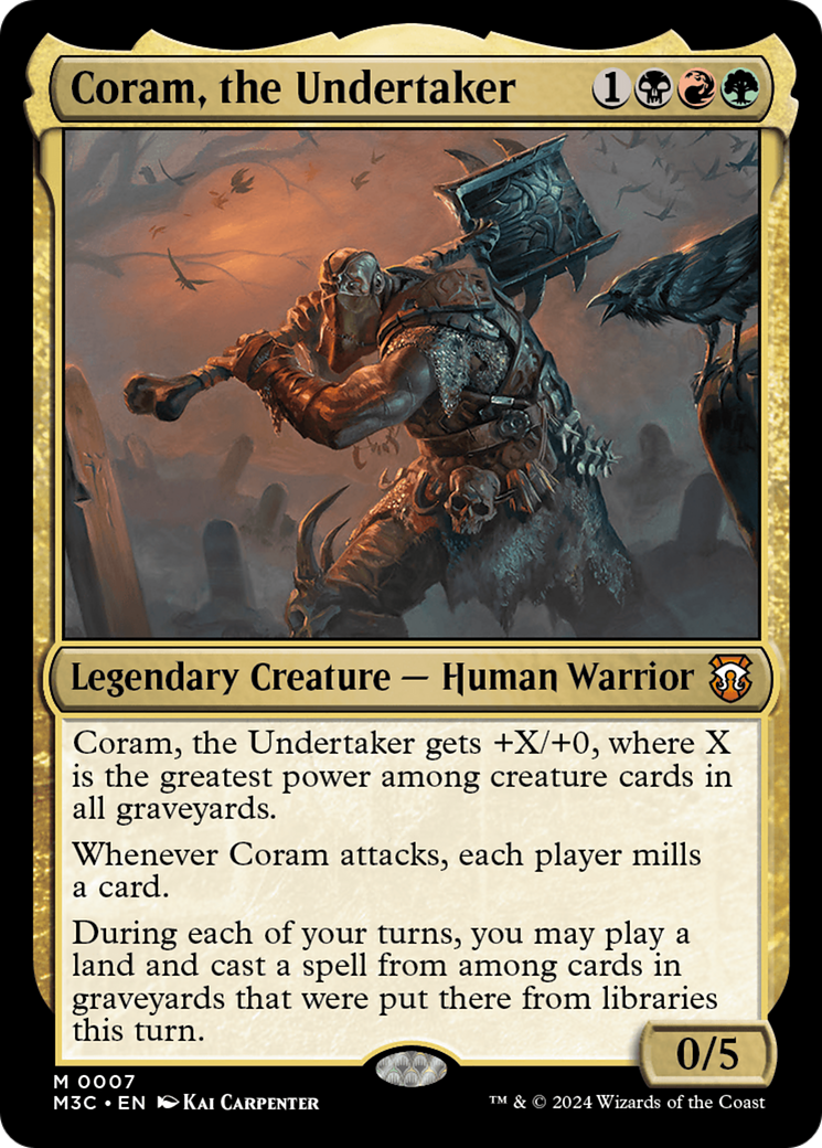 Coram, the Undertaker [Modern Horizons 3 Commander] | Webway Games