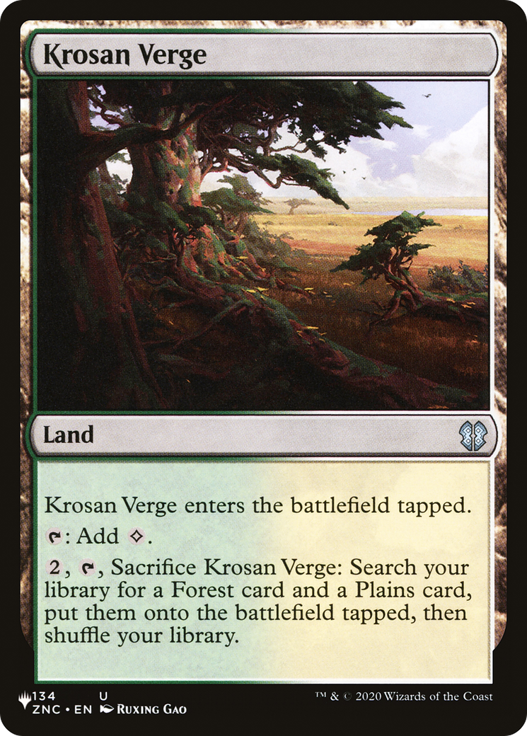 Krosan Verge (ZNC) [The List] | Webway Games
