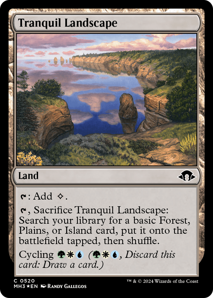 Tranquil Landscape (Ripple Foil) [Modern Horizons 3] | Webway Games