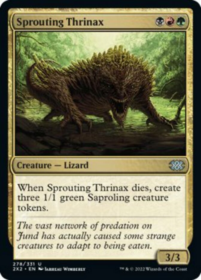 Sprouting Thrinax [Double Masters 2022] | Webway Games
