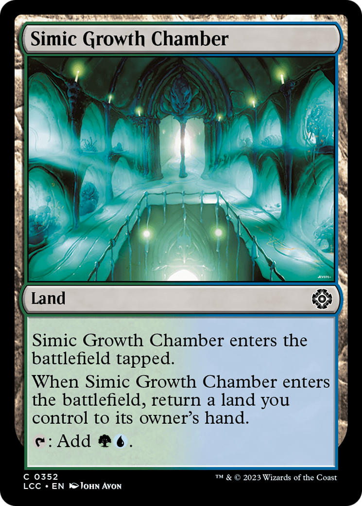 Simic Growth Chamber [The Lost Caverns of Ixalan Commander] | Webway Games