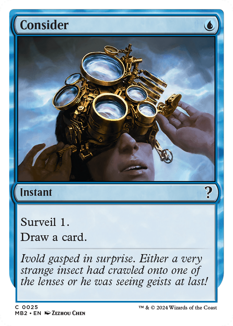 Consider (White Border) [Mystery Booster 2] | Webway Games