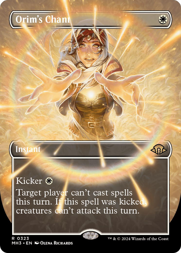 Orim's Chant (Borderless) [Modern Horizons 3] | Webway Games