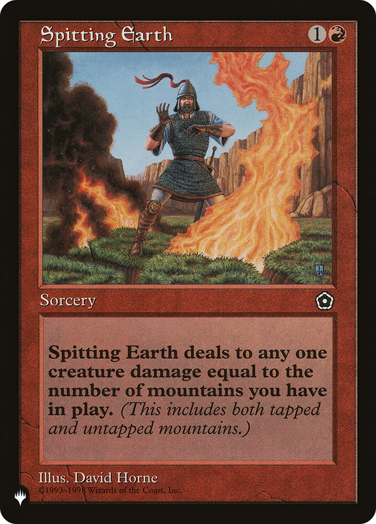 Spitting Earth [The List] | Webway Games