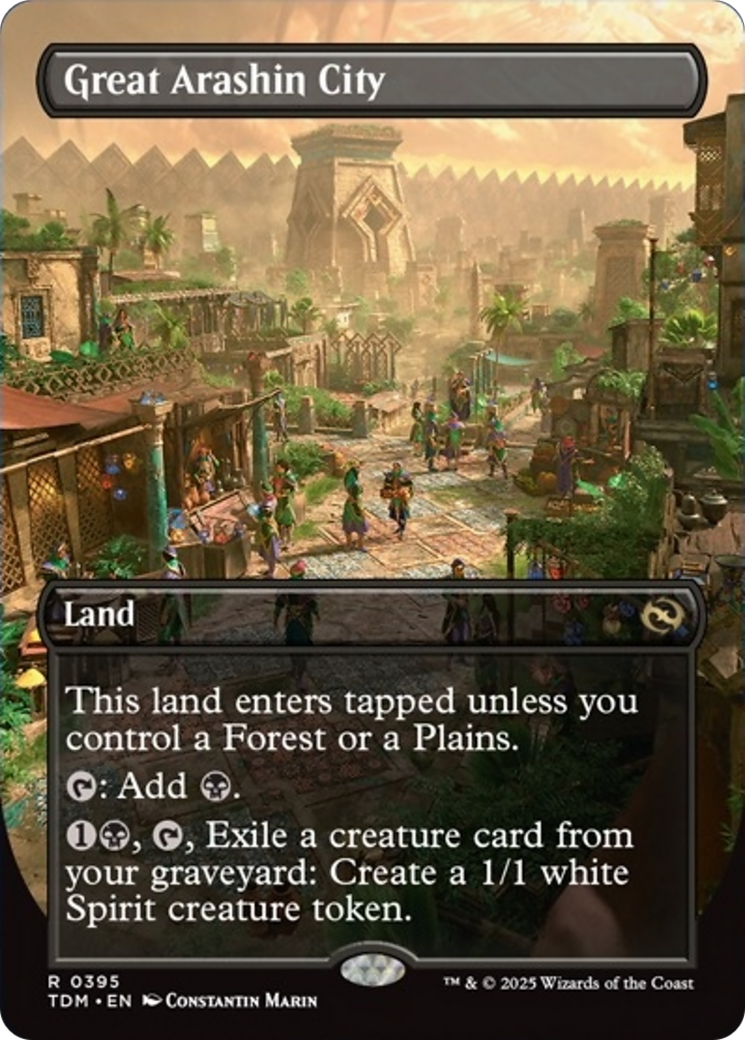 Great Arashin City (Borderless) [Tarkir: Dragonstorm] | Webway Games