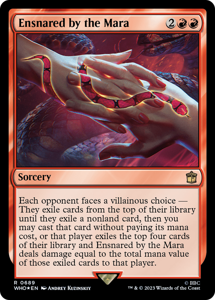 Ensnared by the Mara (Surge Foil) [Doctor Who] | Webway Games