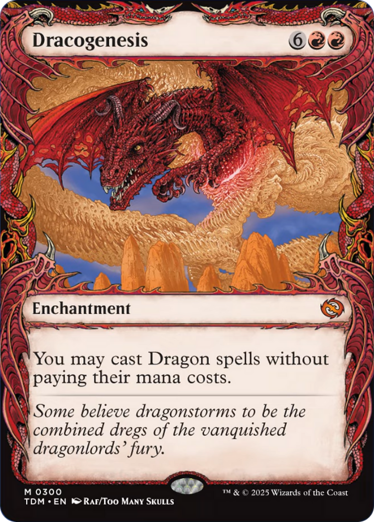 Dracogenesis (0300) (Showcase) [Tarkir: Dragonstorm] | Webway Games
