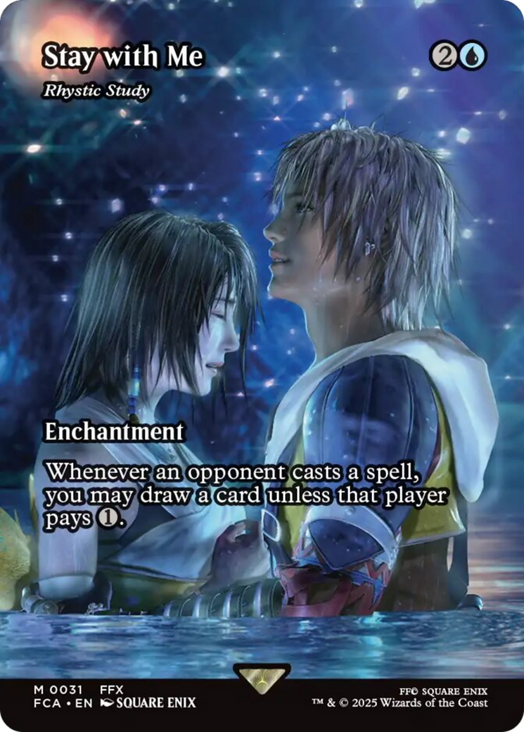 Stay with Me - Rhystic Study (Showcase) [FINAL FANTASY : Through the Ages] | Webway Games