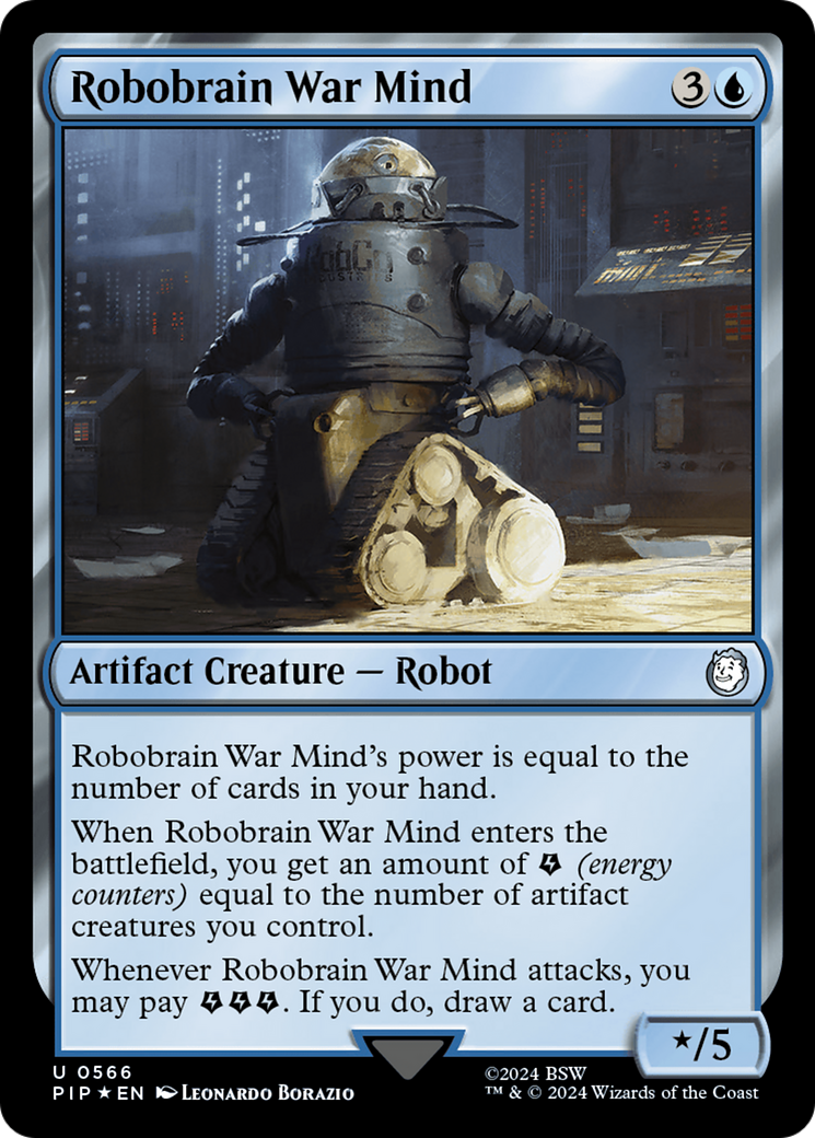 Robobrain War Mind (Surge Foil) [Fallout] | Webway Games