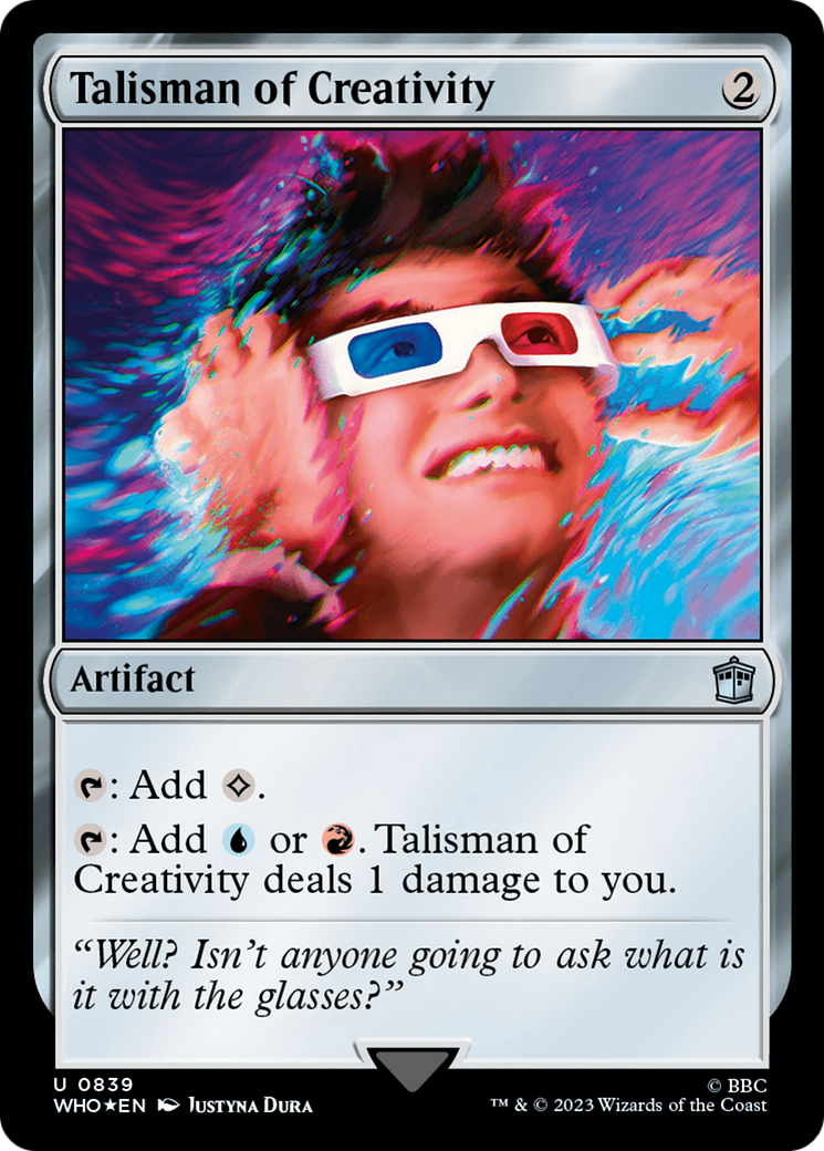 Talisman of Creativity (Surge Foil) [Doctor Who] | Webway Games