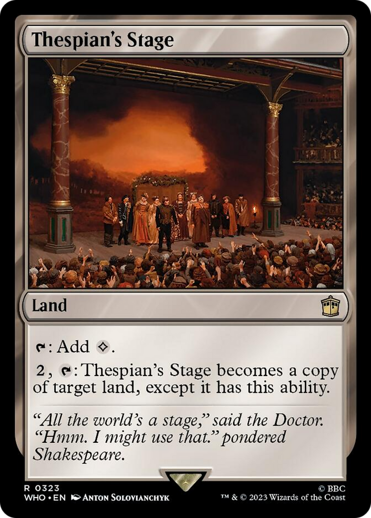 Thespian's Stage [Doctor Who] | Webway Games