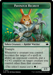 Food // Pawpatch Recruit Double-Sided Token [Bloomburrow Tokens] | Webway Games