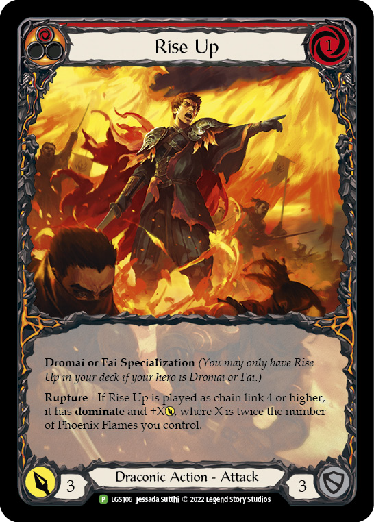 Rise Up [LGS106] (Promo)  Rainbow Foil | Webway Games