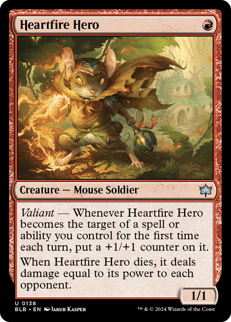 Heartfire Hero [Bloomburrow] | Webway Games