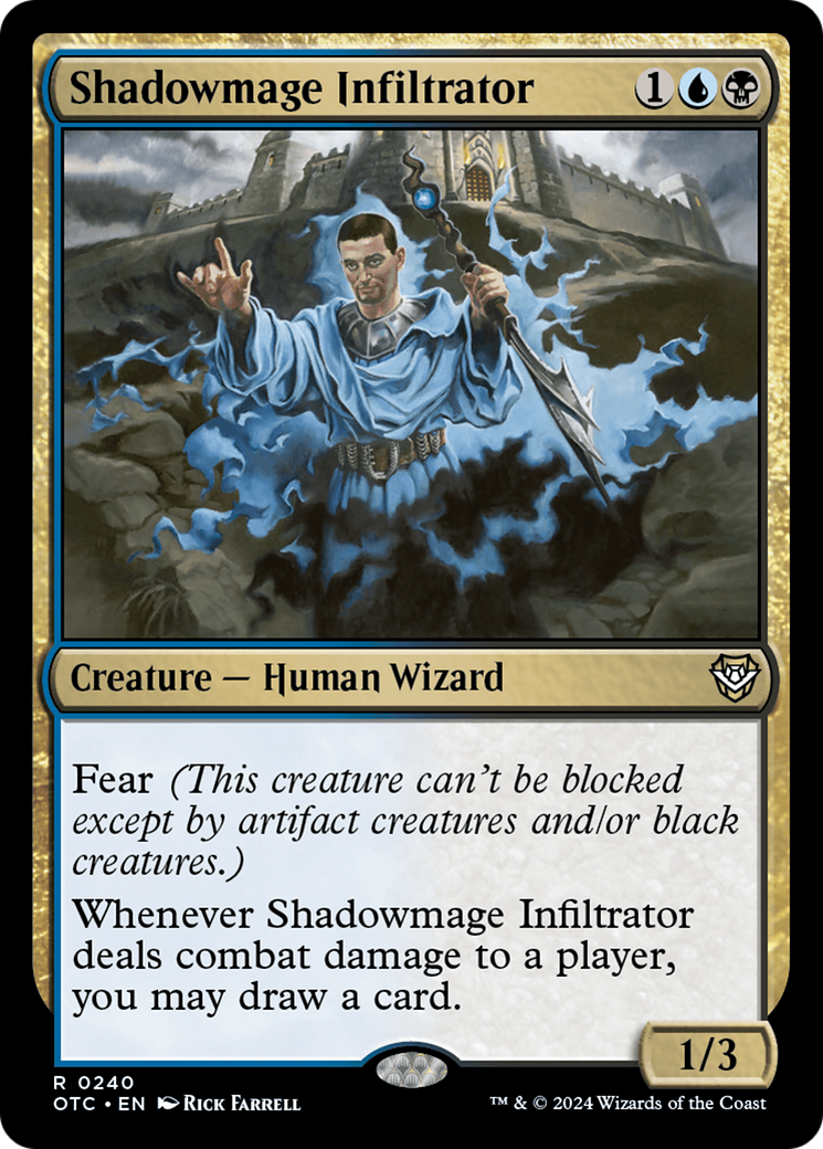 Shadowmage Infiltrator [Outlaws of Thunder Junction Commander] | Webway Games