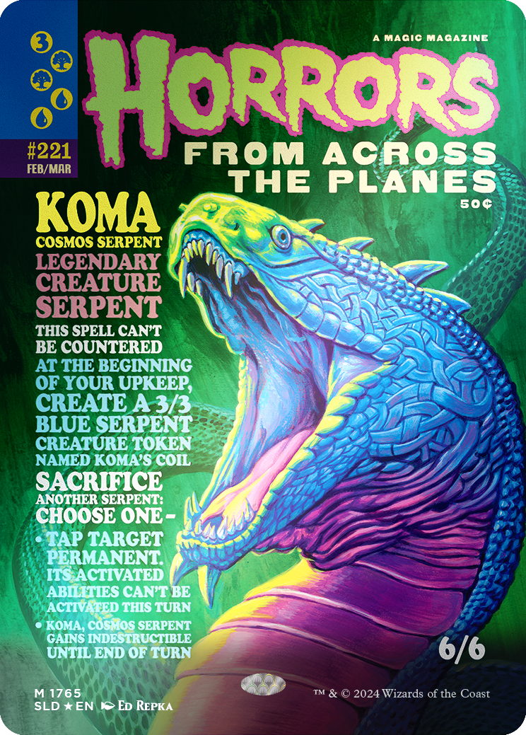 Koma, Cosmos Serpent (Rainbow Foil) [Secret Lair Drop Series] | Webway Games