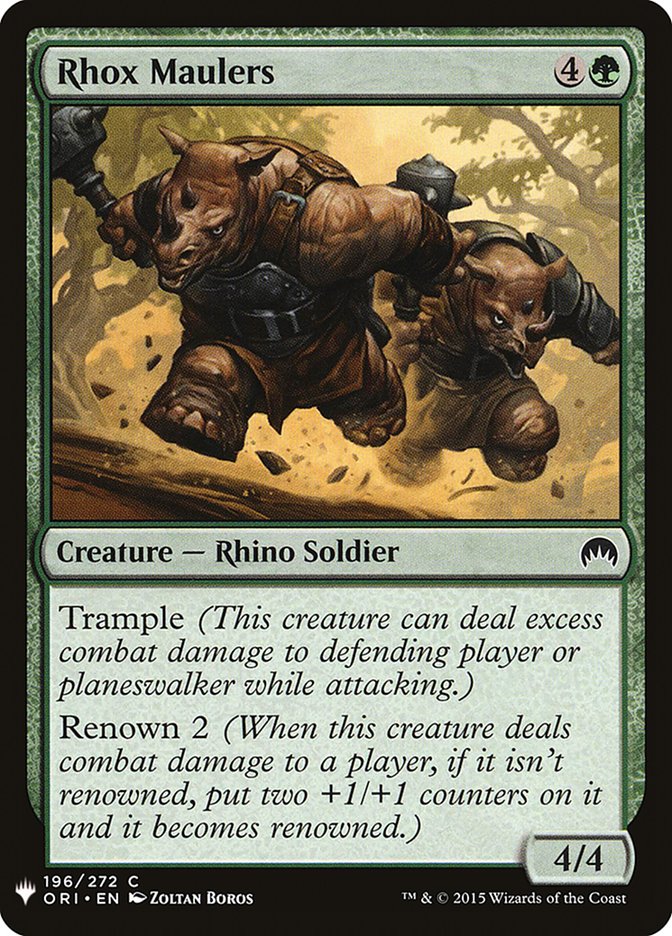 Rhox Maulers [Mystery Booster] | Webway Games