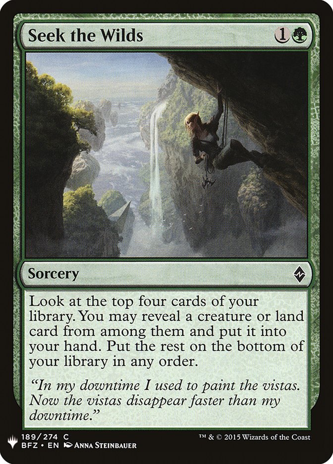 Seek the Wilds [Mystery Booster] | Webway Games