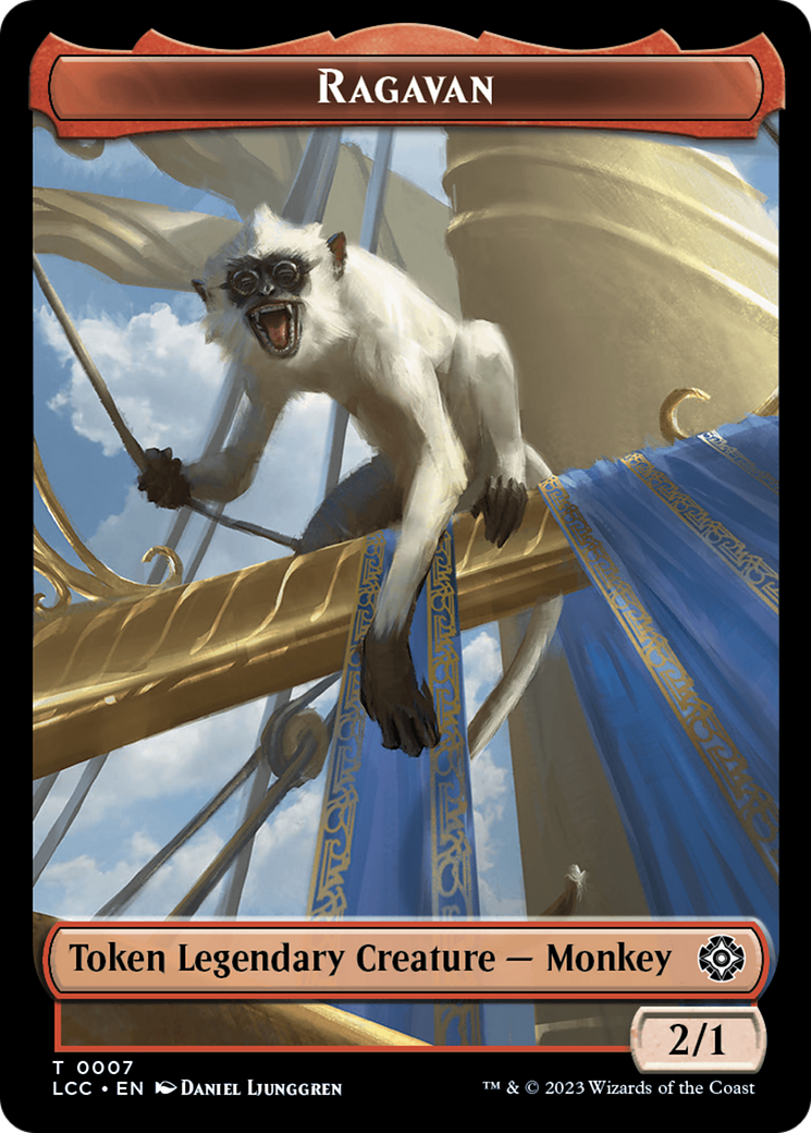 Ragavan // Treasure Double-Sided Token [The Lost Caverns of Ixalan Commander Tokens] | Webway Games
