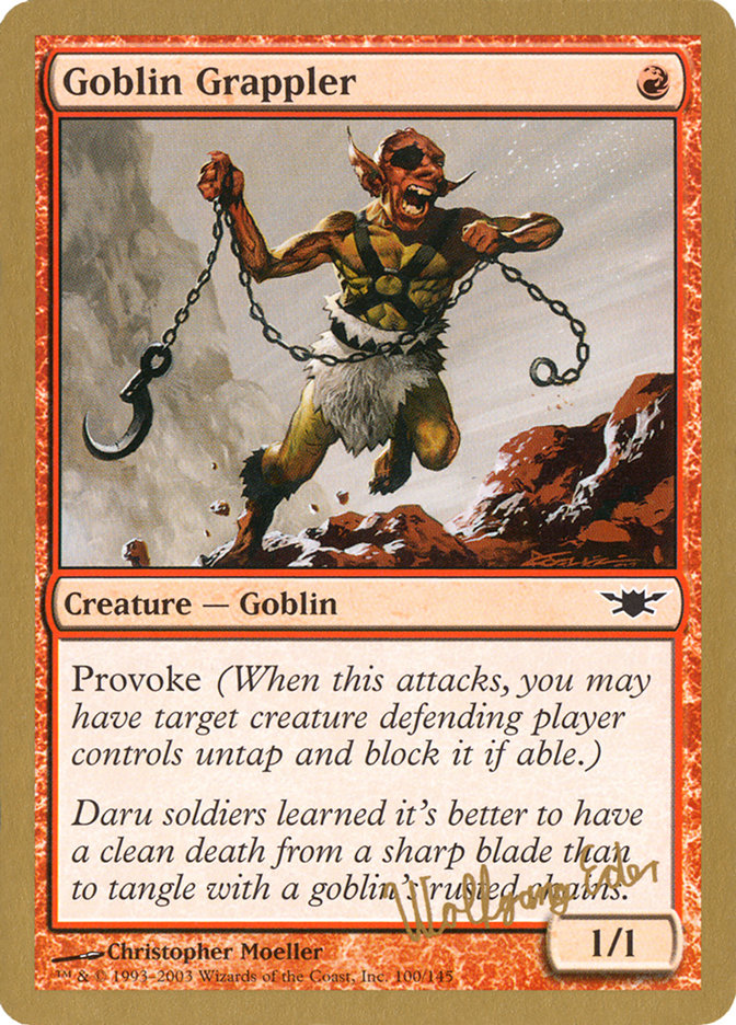 Goblin Grappler (Wolfgang Eder) [World Championship Decks 2003] | Webway Games