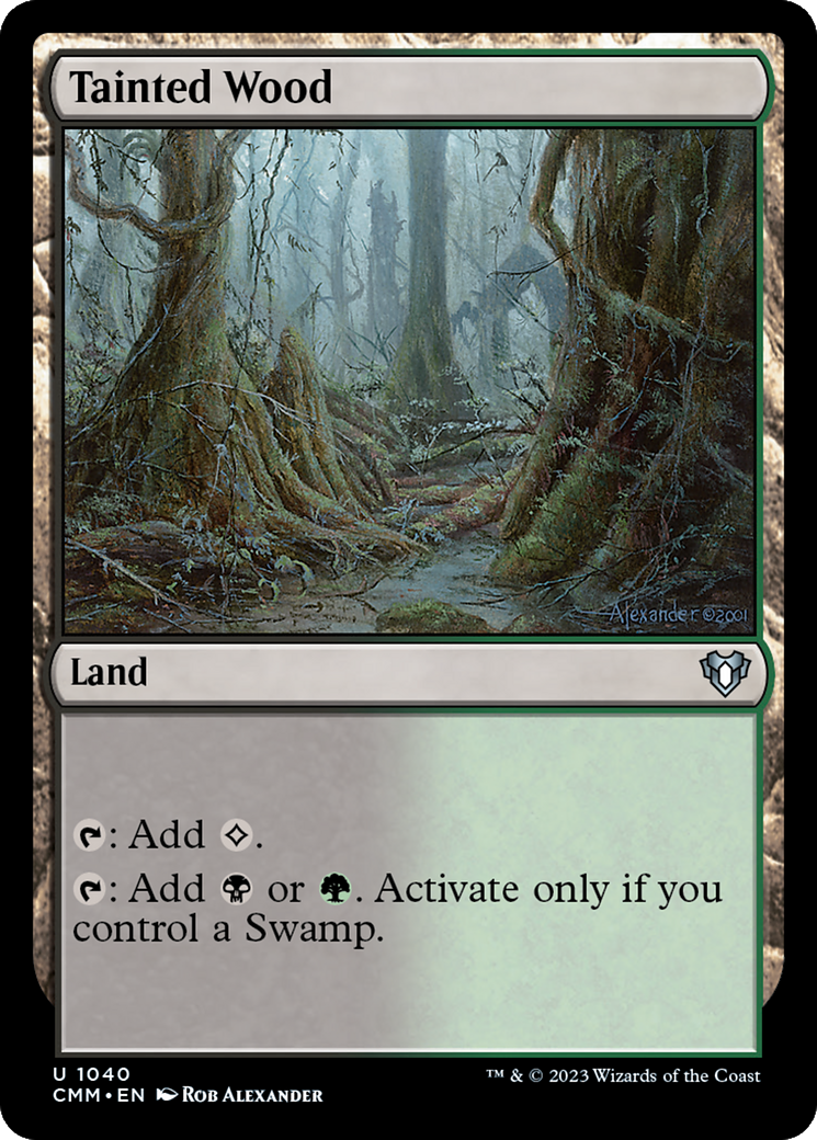 Tainted Wood [Commander Masters] | Webway Games