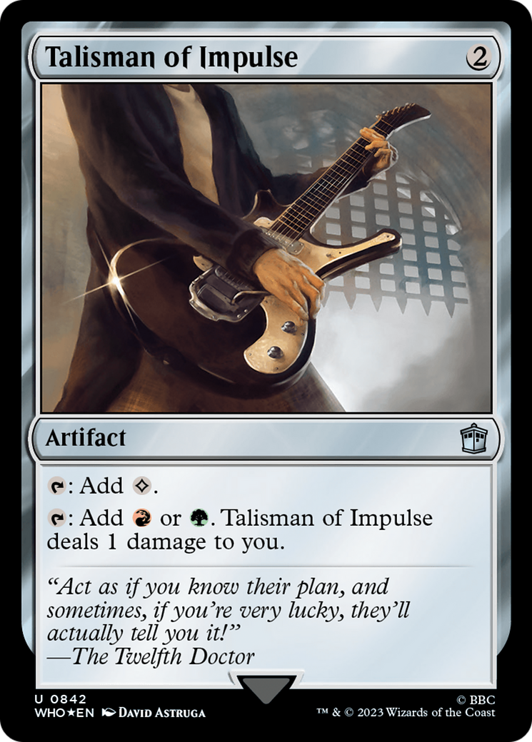 Talisman of Impulse (Surge Foil) [Doctor Who] | Webway Games