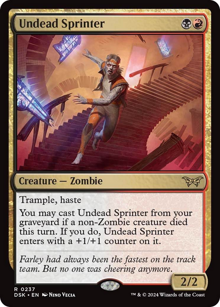 Undead Sprinter [Duskmourn: House of Horror] | Webway Games