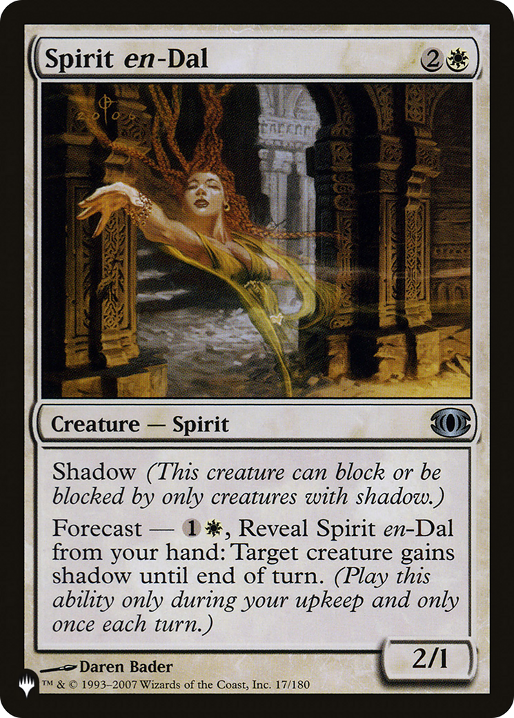 Spirit en-Dal [The List] | Webway Games