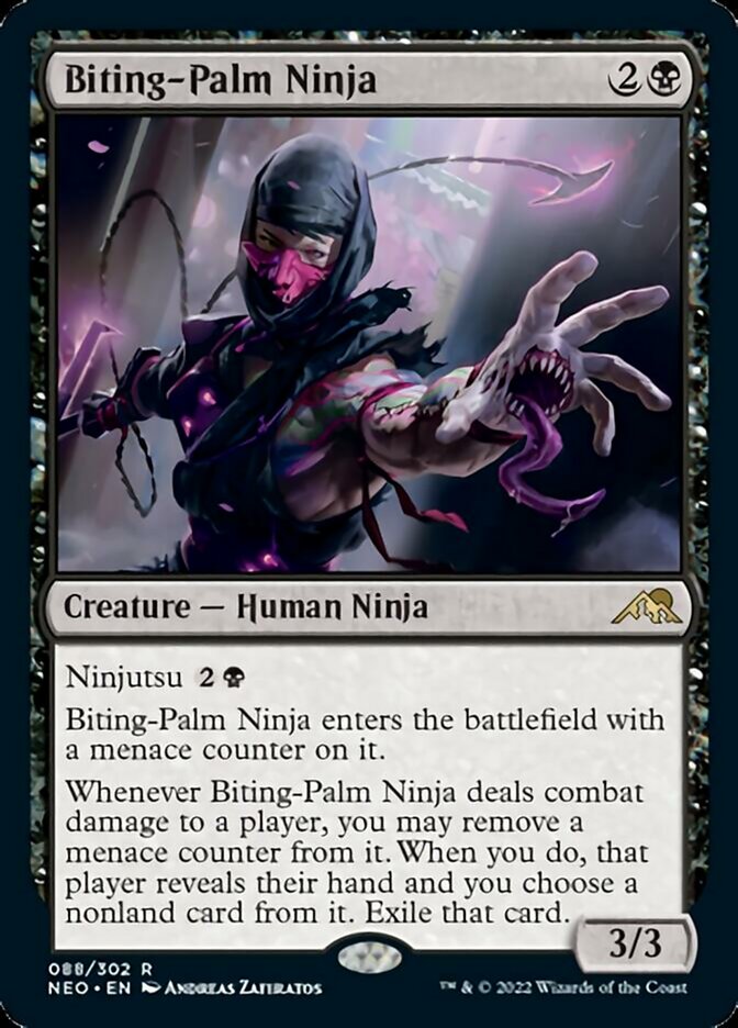 Biting-Palm Ninja [Kamigawa: Neon Dynasty] | Webway Games