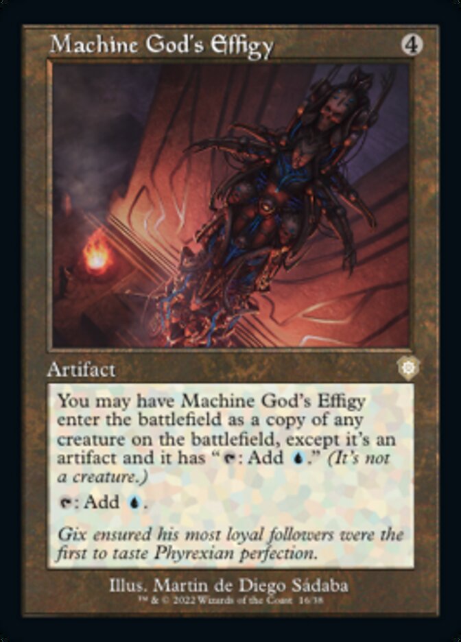 Machine God's Effigy (Retro) [The Brothers' War Commander] | Webway Games