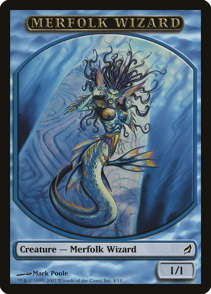 Merfolk Wizard Token [Lorwyn Tokens] | Webway Games