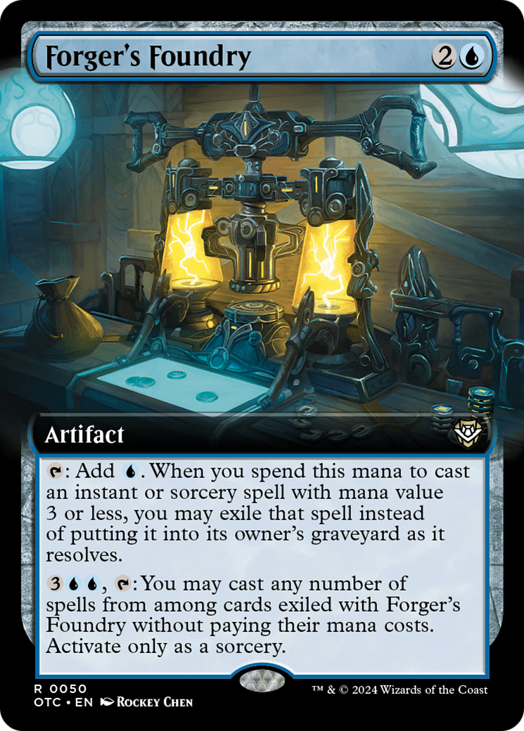 Forger's Foundry (Extended Art) [Outlaws of Thunder Junction Commander] | Webway Games