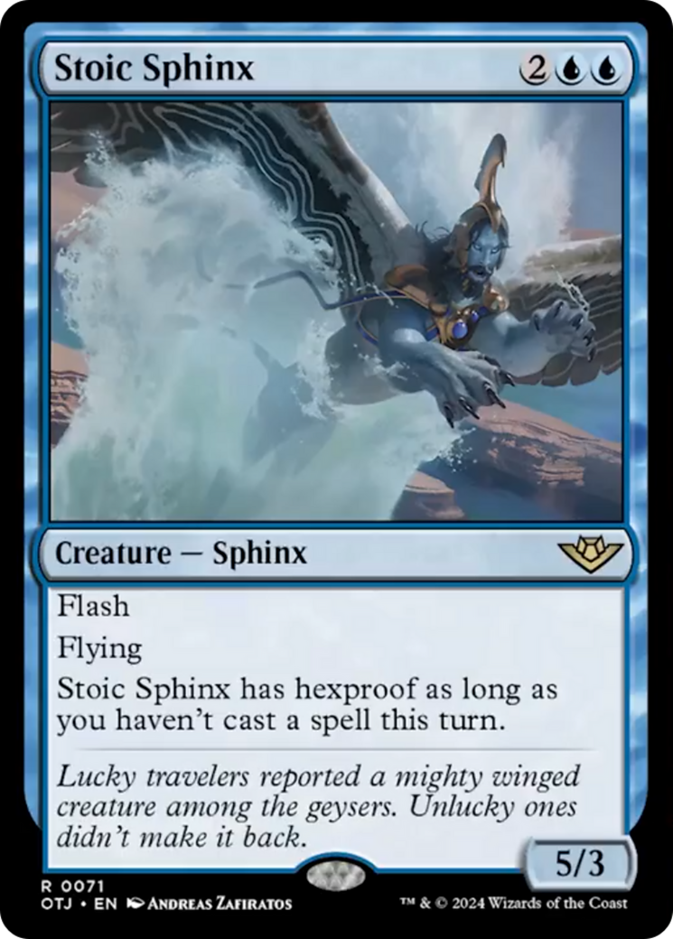 Stoic Sphinx [Outlaws of Thunder Junction] | Webway Games