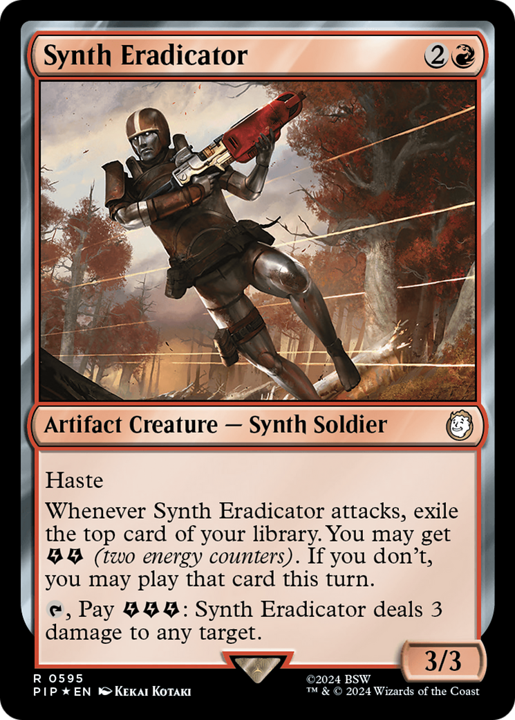 Synth Eradicator (Surge Foil) [Fallout] | Webway Games