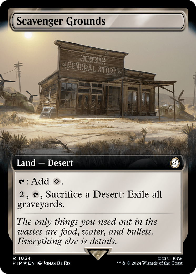 Scavenger Grounds (Extended Art) (Surge Foil) [Fallout] | Webway Games