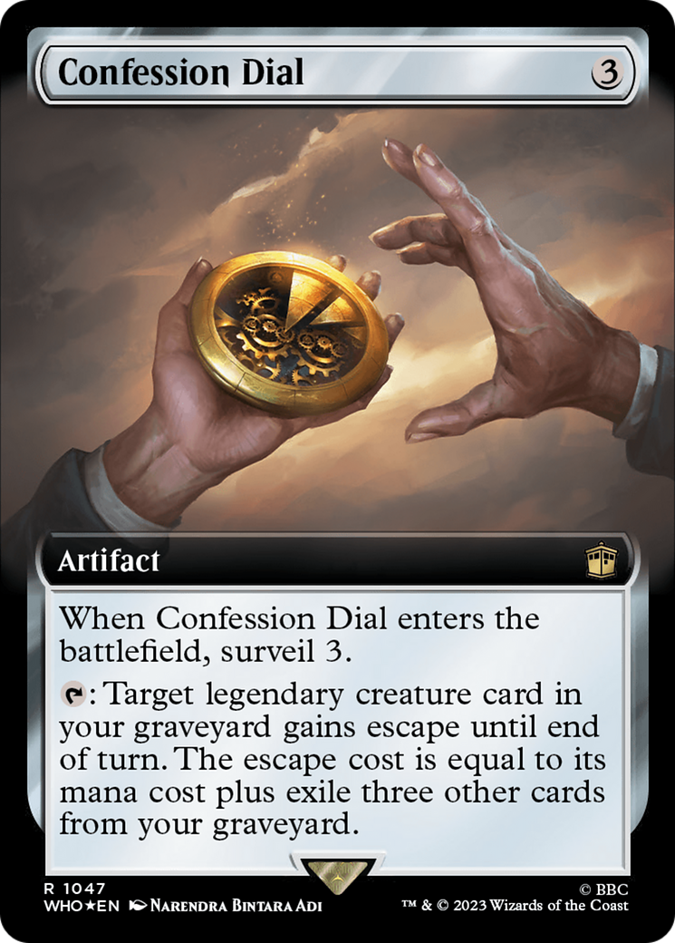 Confession Dial (Extended Art) (Surge Foil) [Doctor Who] | Webway Games