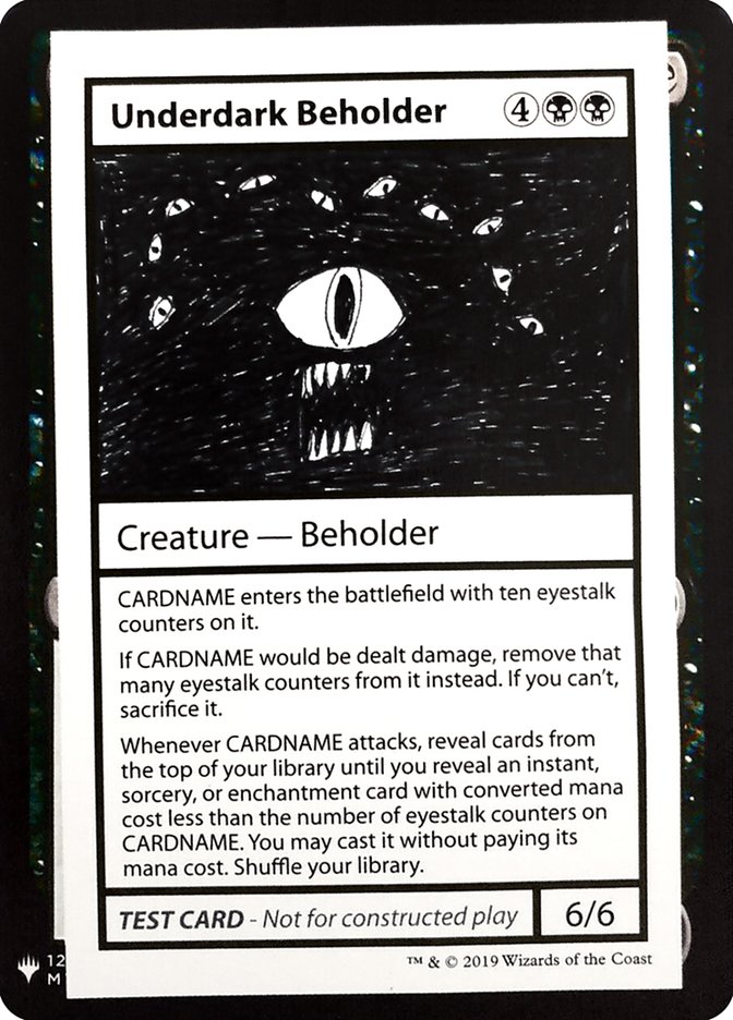 Underdark Beholder [Mystery Booster Playtest Cards] | Webway Games