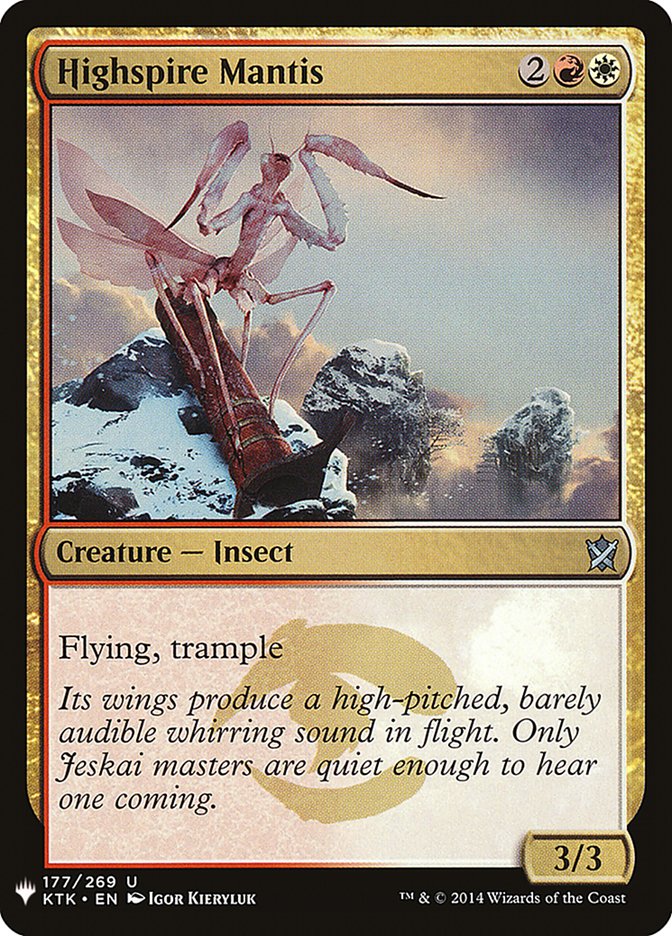 Highspire Mantis [Mystery Booster] | Webway Games