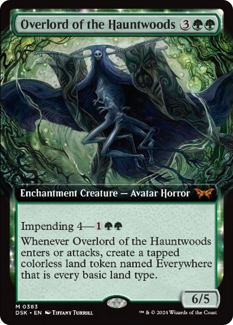 Overlord of the Hauntwoods (Extended Art) [Duskmourn: House of Horror] | Webway Games