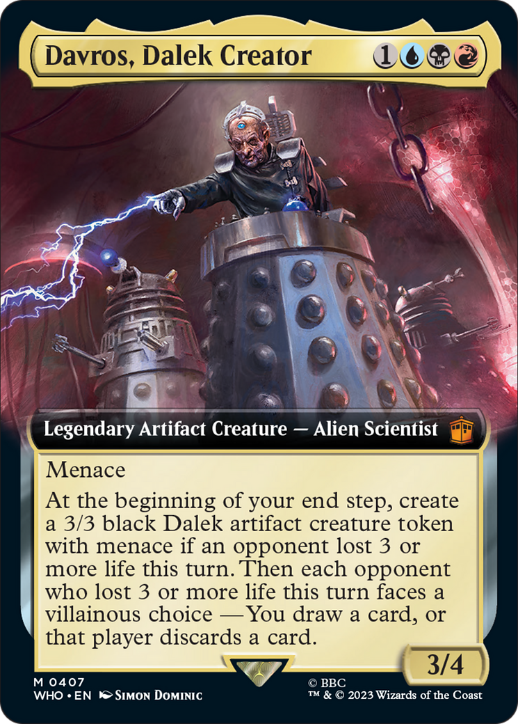 Davros, Dalek Creator (Extended Art) [Doctor Who] | Webway Games