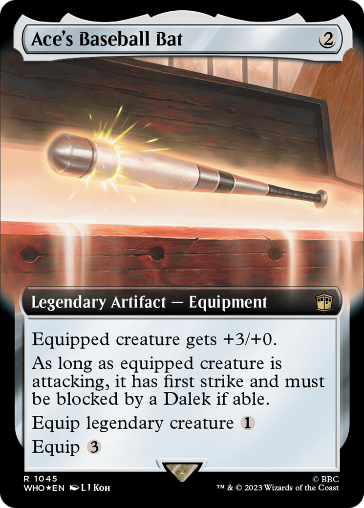 Ace's Baseball Bat (Extended Art) (Surge Foil) [Doctor Who] | Webway Games