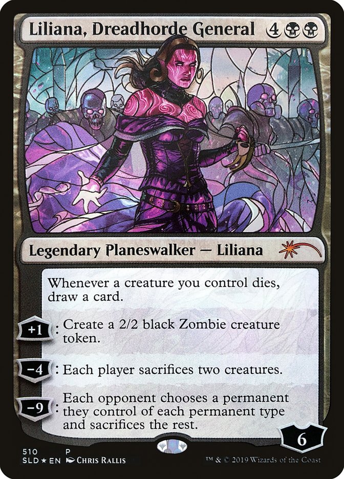 Liliana, Dreadhorde General (Stained Glass) [Secret Lair Drop Promos] | Webway Games