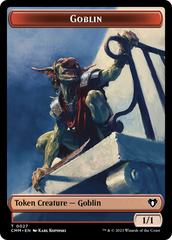 Saproling // Goblin Double-Sided Token [Commander Masters Tokens] | Webway Games