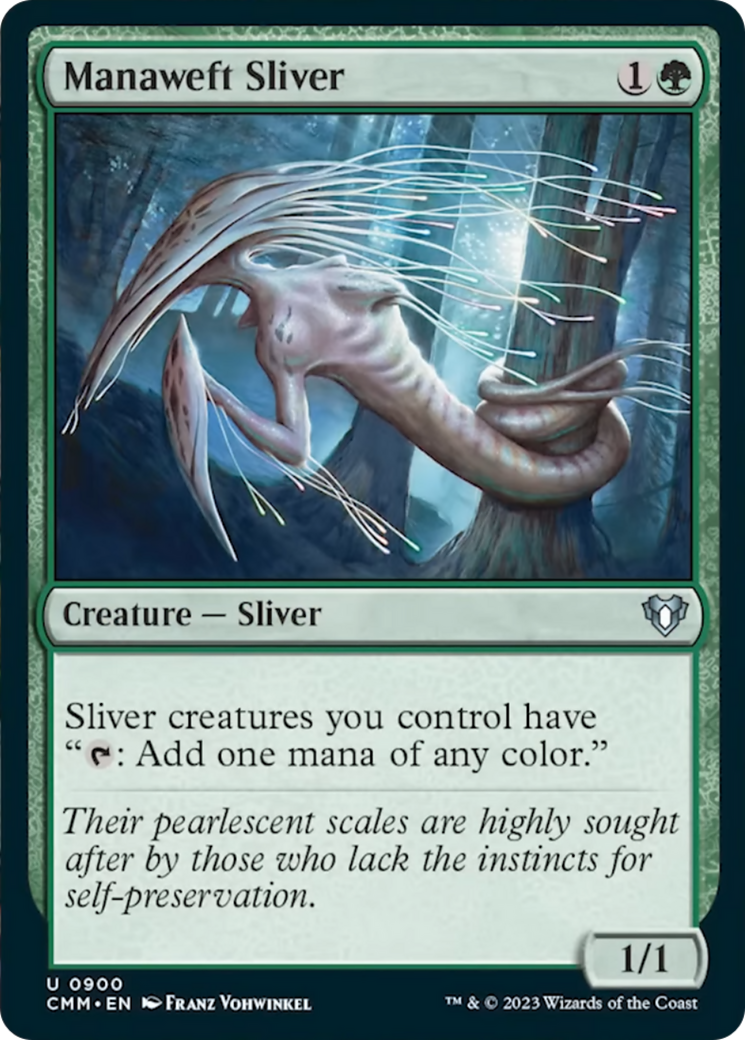 Manaweft Sliver [Commander Masters] | Webway Games