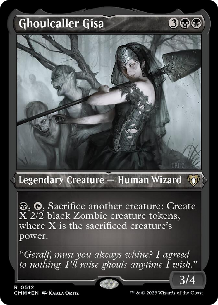 Ghoulcaller Gisa (Foil Etched) [Commander Masters] | Webway Games