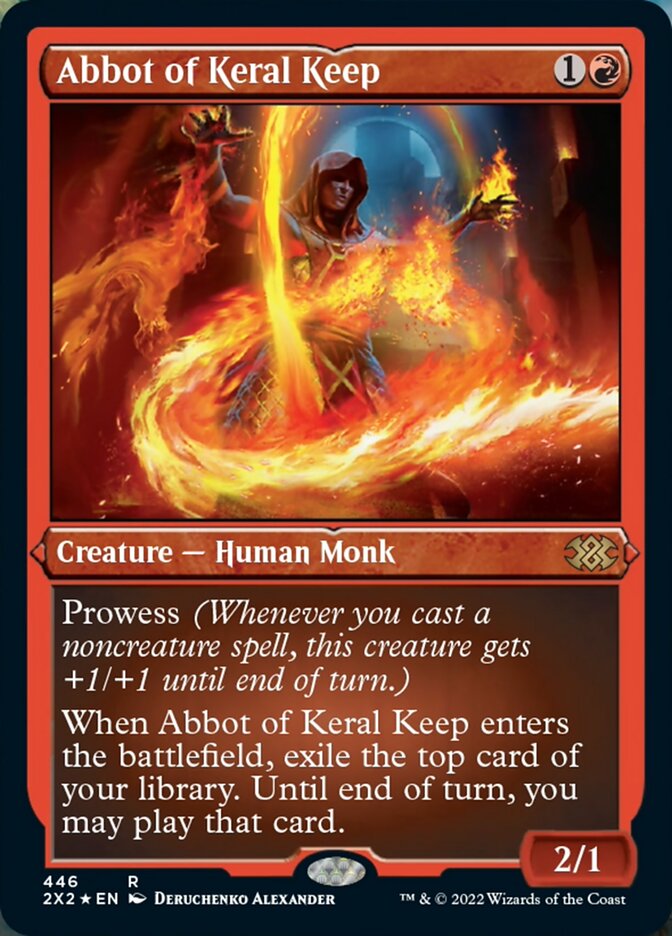 Abbot of Keral Keep (Foil Etched) [Double Masters 2022] | Webway Games